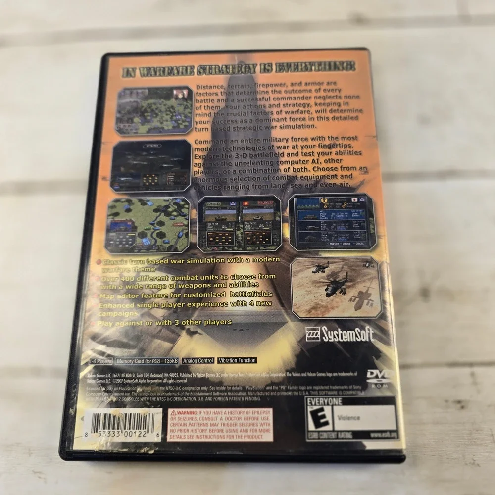 Dai Senryaku Exceed VII Modern Military Tactics Sony PlayStation 2 PS2 Complete
